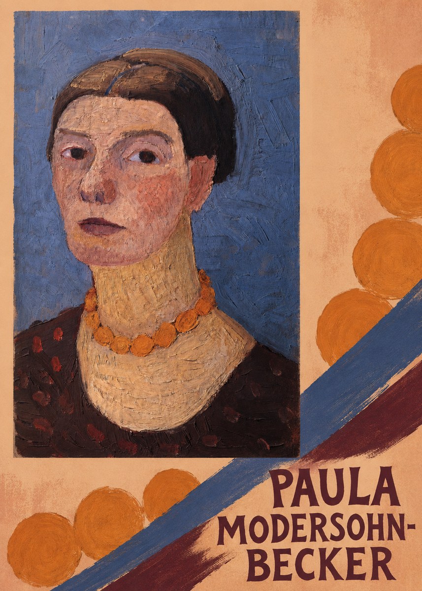 Paula Modersohn-Becker Self-portrait No6 - Juliste