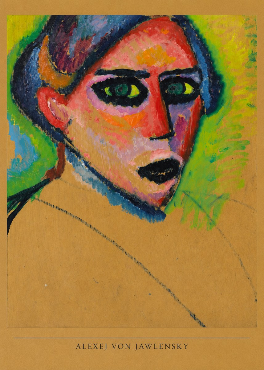 Alexej von Jawlensky Expressionist Head No6 - Juliste