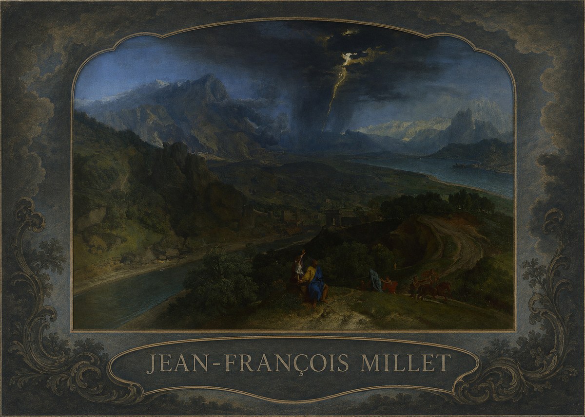 Jean-François Millet The Thunderbolt No5 - Juliste