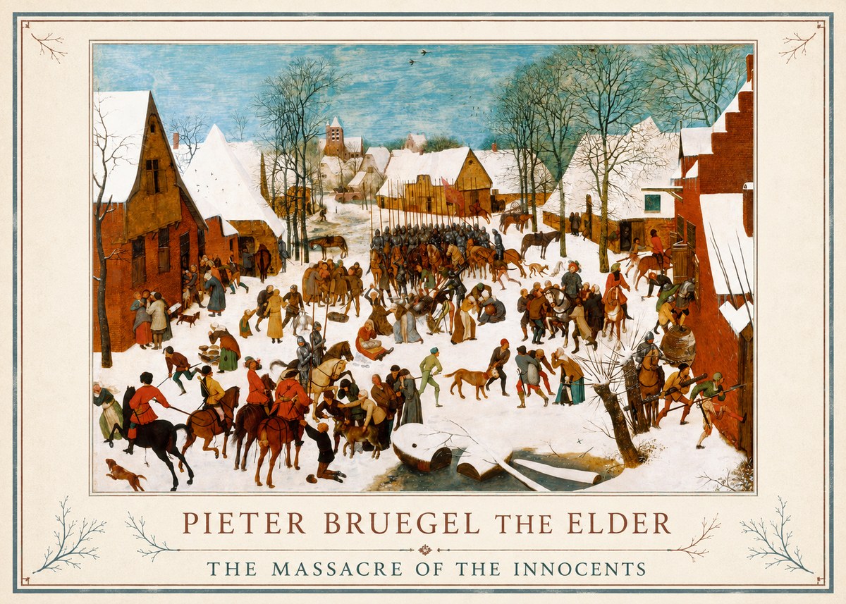 Pieter Bruegel The Massacre of the Innocents No1 - Juliste