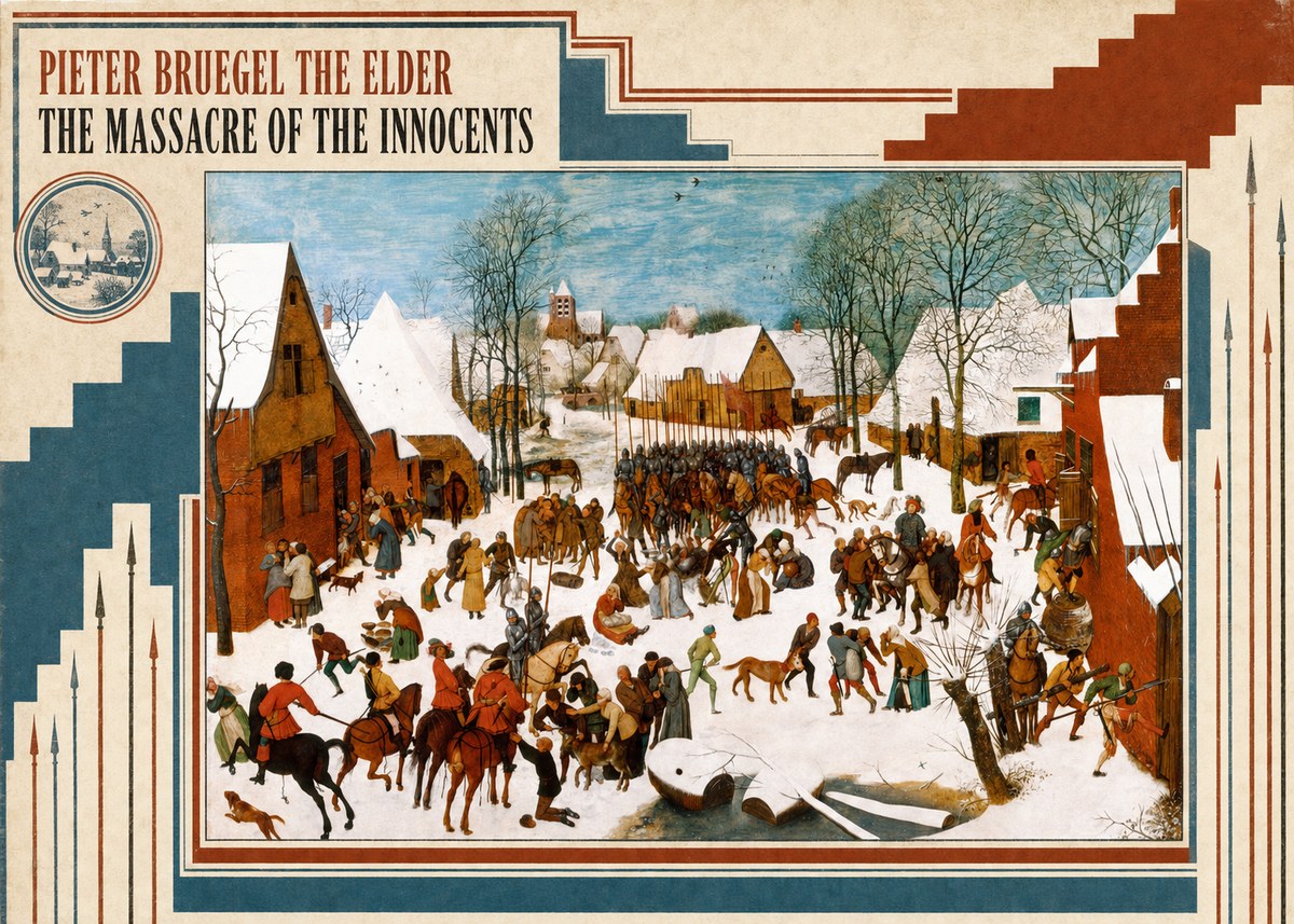 Pieter Bruegel The Massacre of the Innocents No4 - Juliste