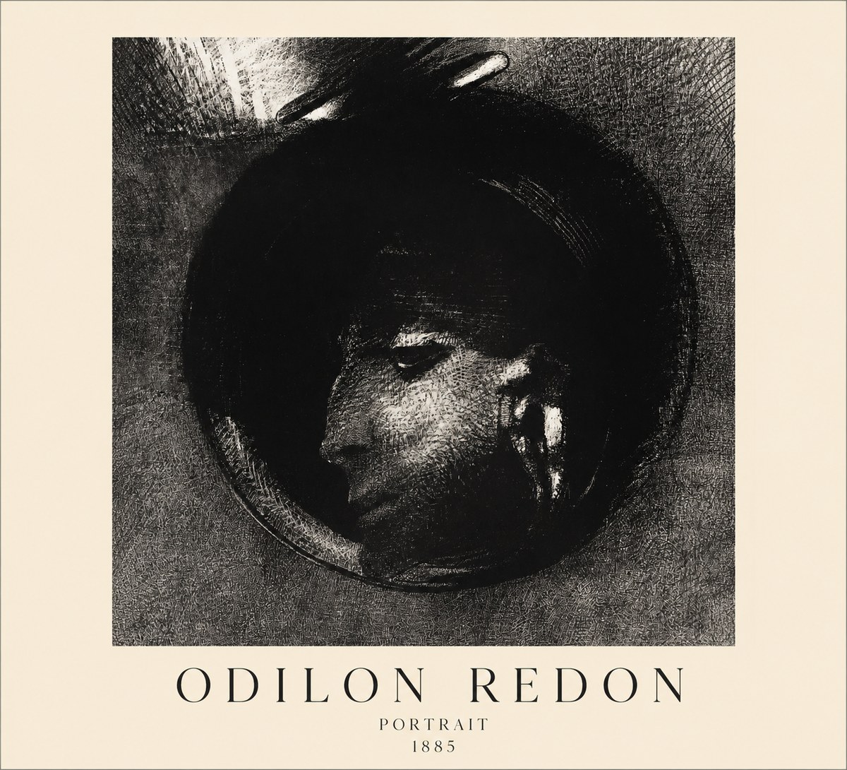 Odilon Redon Portrait No1 - Juliste