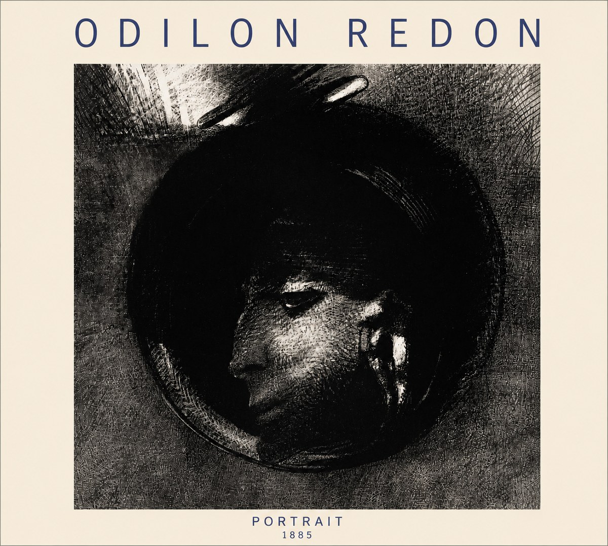 Odilon Redon Portrait No4 - Juliste