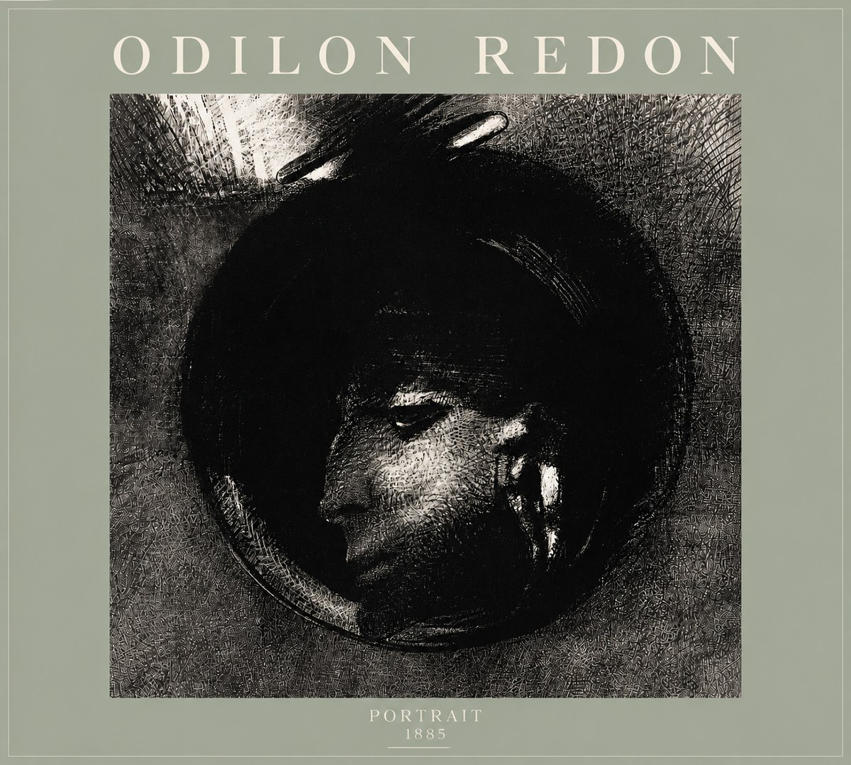 Odilon Redon Portrait No5 - Juliste