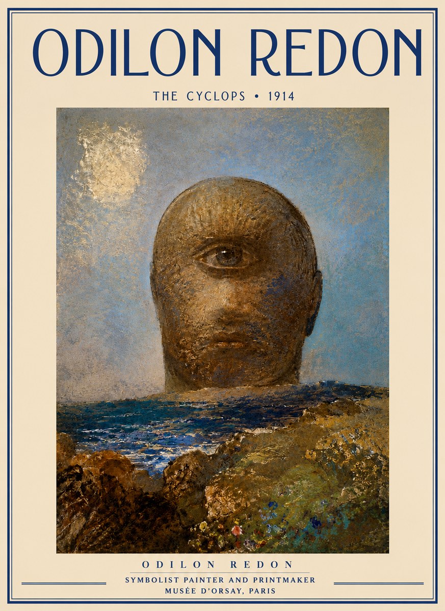 Odilon Redon The Cyclops I No3 - Juliste