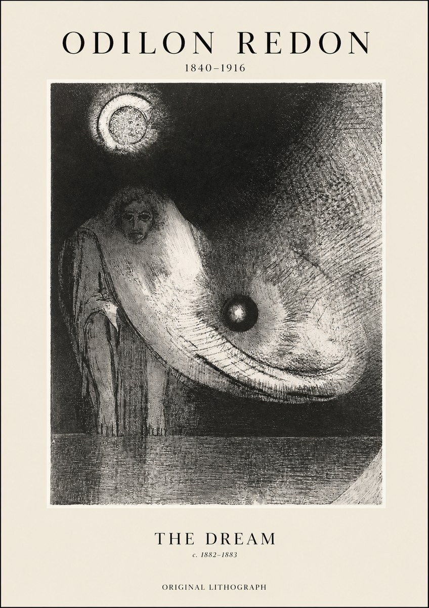 Odilon Redon The Dream No1 - Juliste