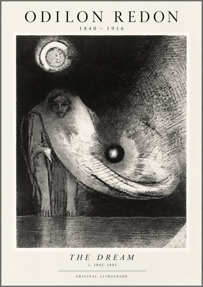 Odilon Redon The Dream No5 - Juliste