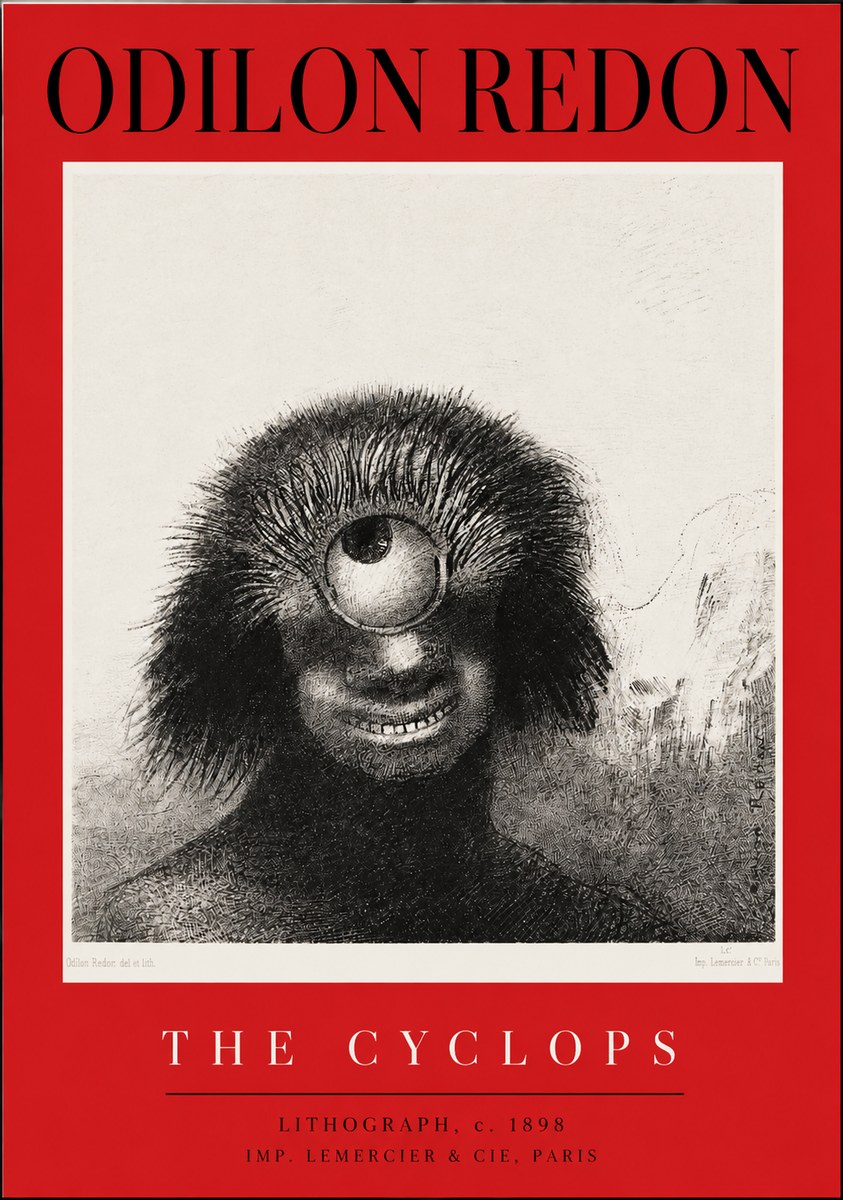 Odilon Redon The Cyclops II No2 - Juliste