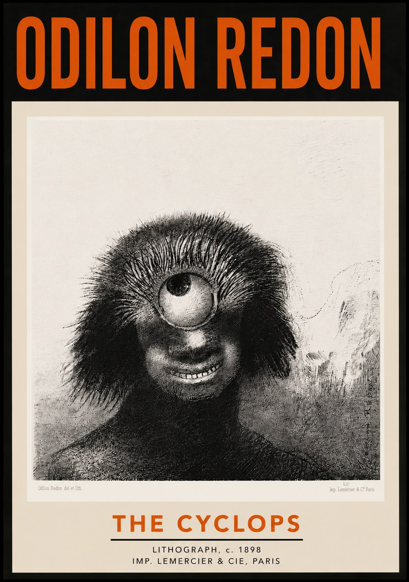 Odilon Redon The Cyclops II No5 - Juliste
