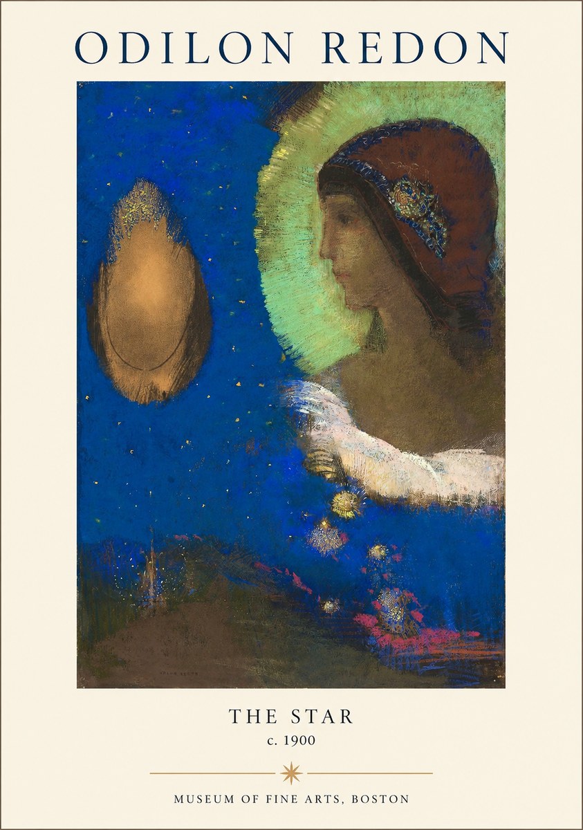 Odilon Redon The Star No1 - Juliste