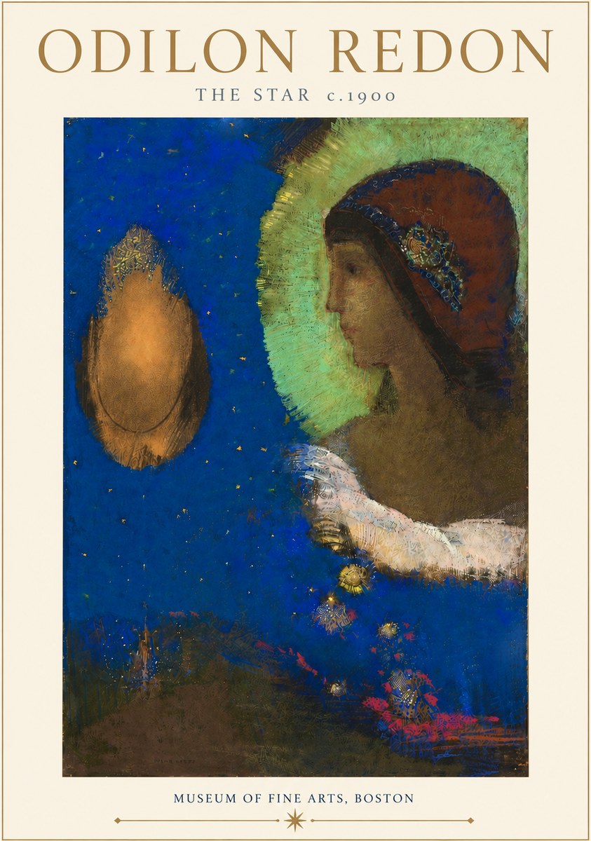 Odilon Redon The Star No4 - Juliste