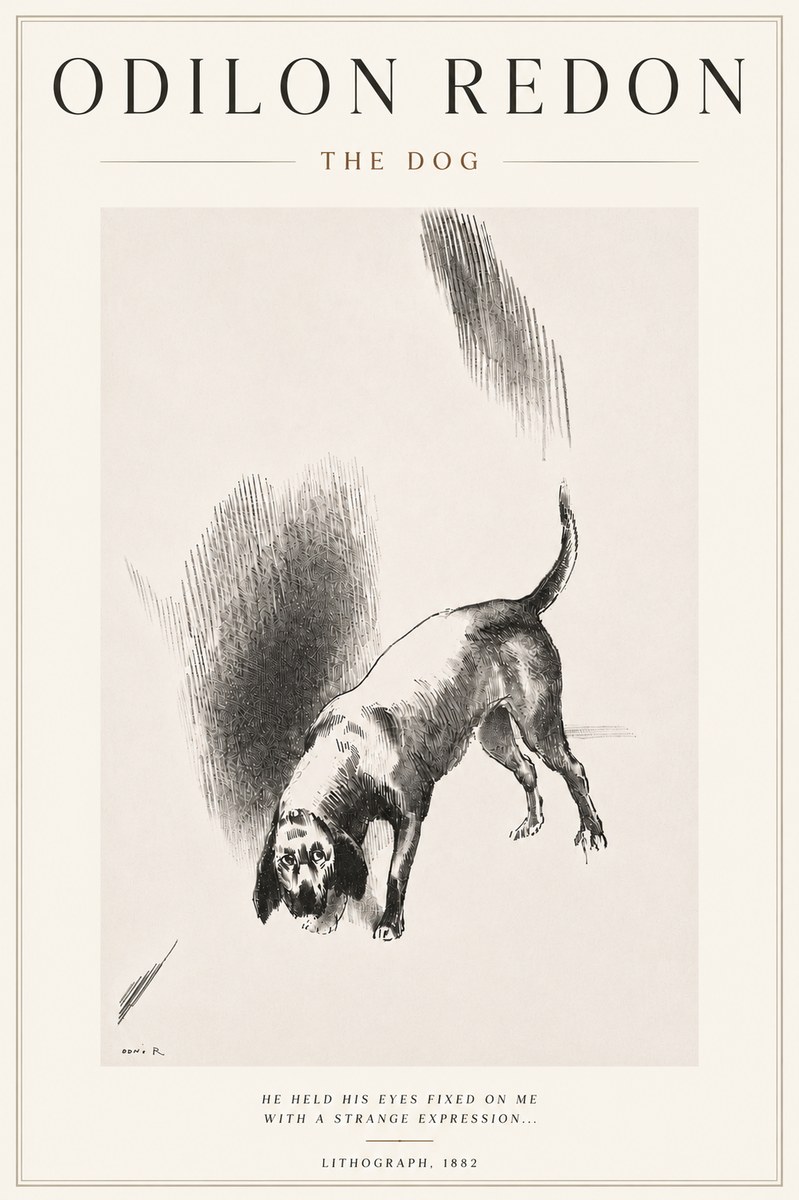 Odilon Redon The Dog No5 - Juliste