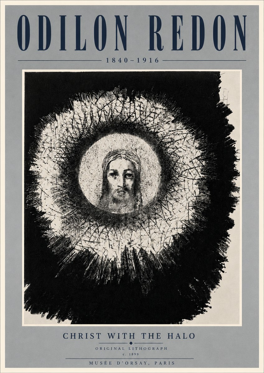 Odilon Redon Christ with the Halo No6 - Juliste