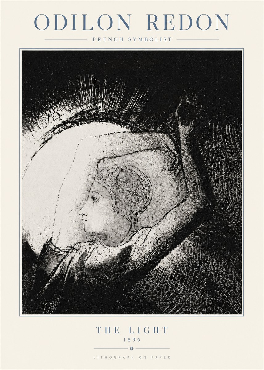 Odilon Redon The Light No5 - Juliste