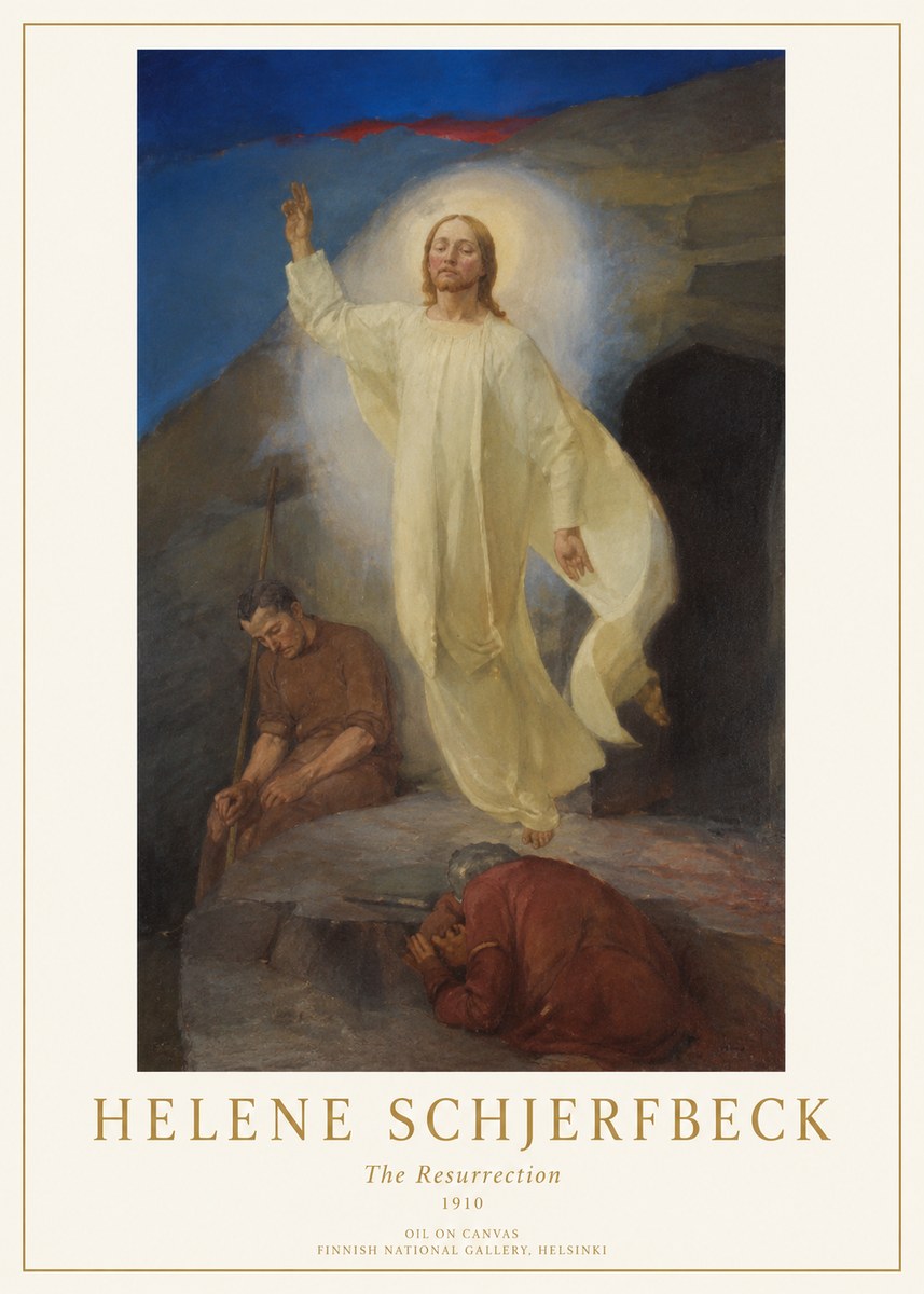 Helene Schjerfbeck The Resurrection No1 - Juliste