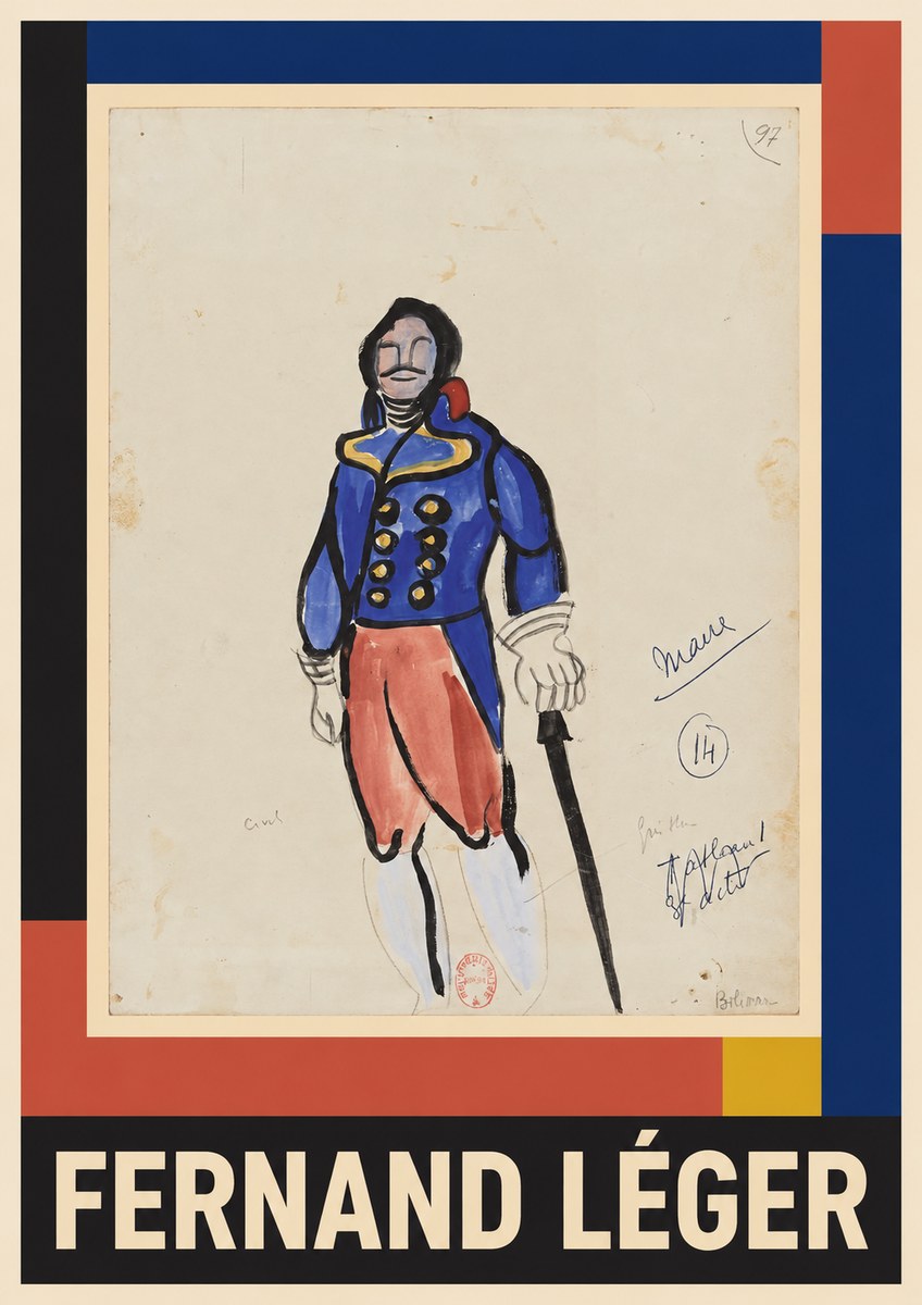Fernand Léger Maire No1 - Juliste