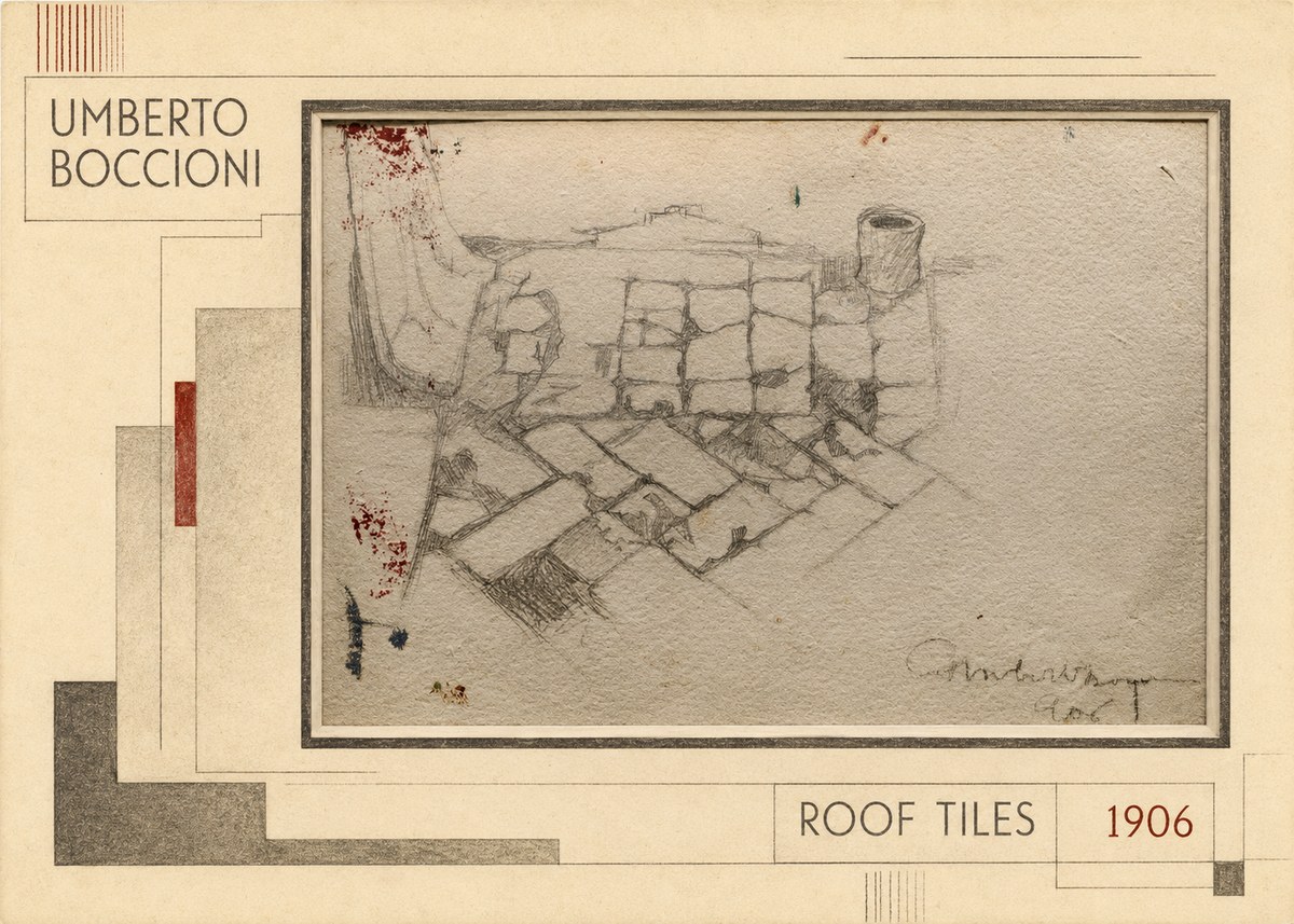 Umberto Boccioni Roof Tiles No2 - Juliste