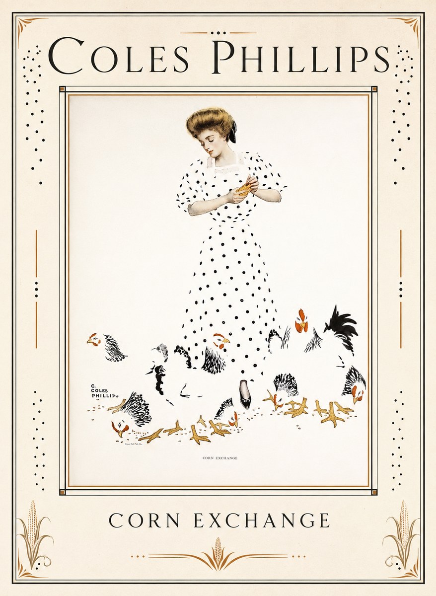 Coles Phillips Corn Exchange No1 - Juliste