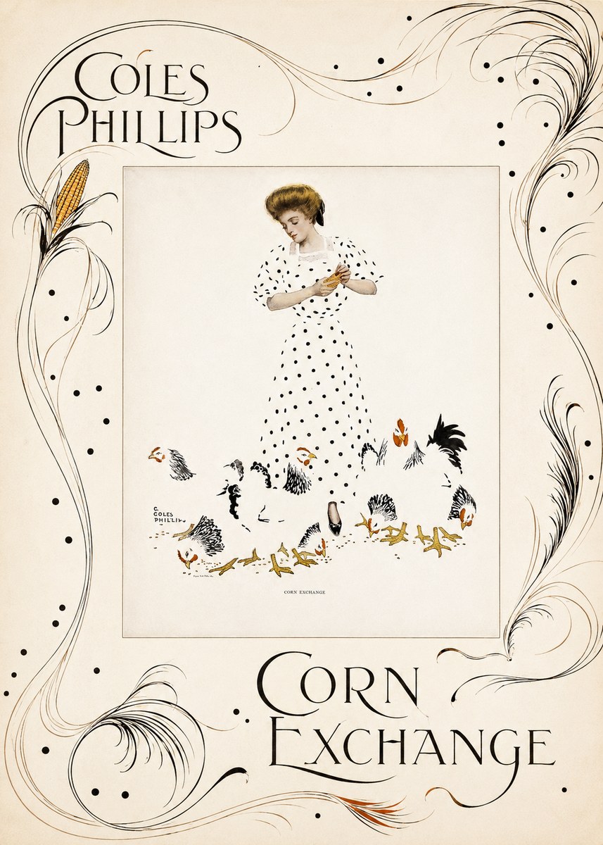 Coles Phillips Corn Exchange No2 - Juliste