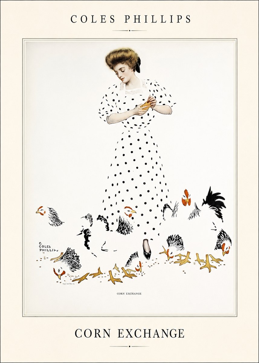 Coles Phillips Corn Exchange No4 - Juliste