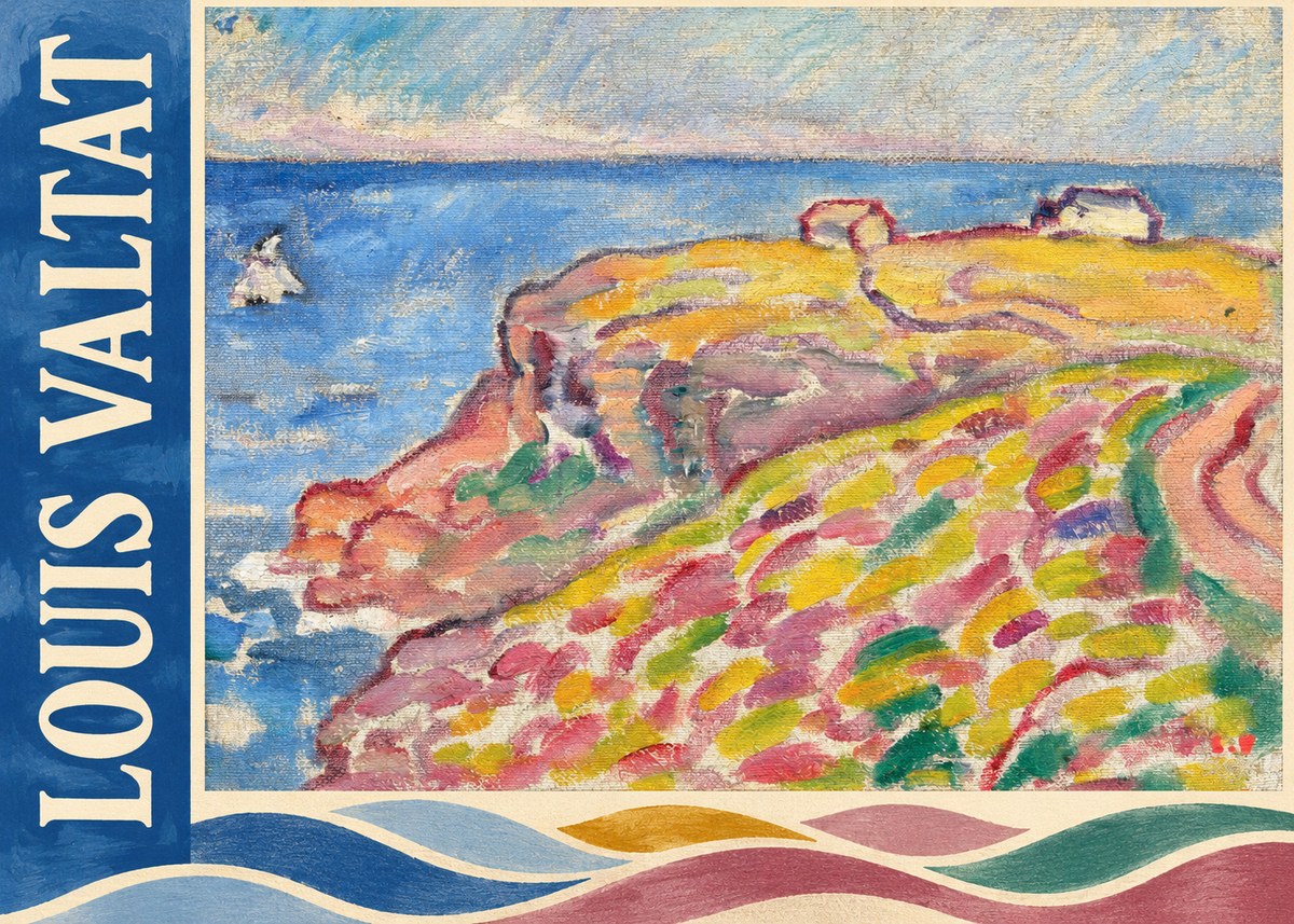 Louis Valtat Coastal Landscape with Bather No2 - Juliste