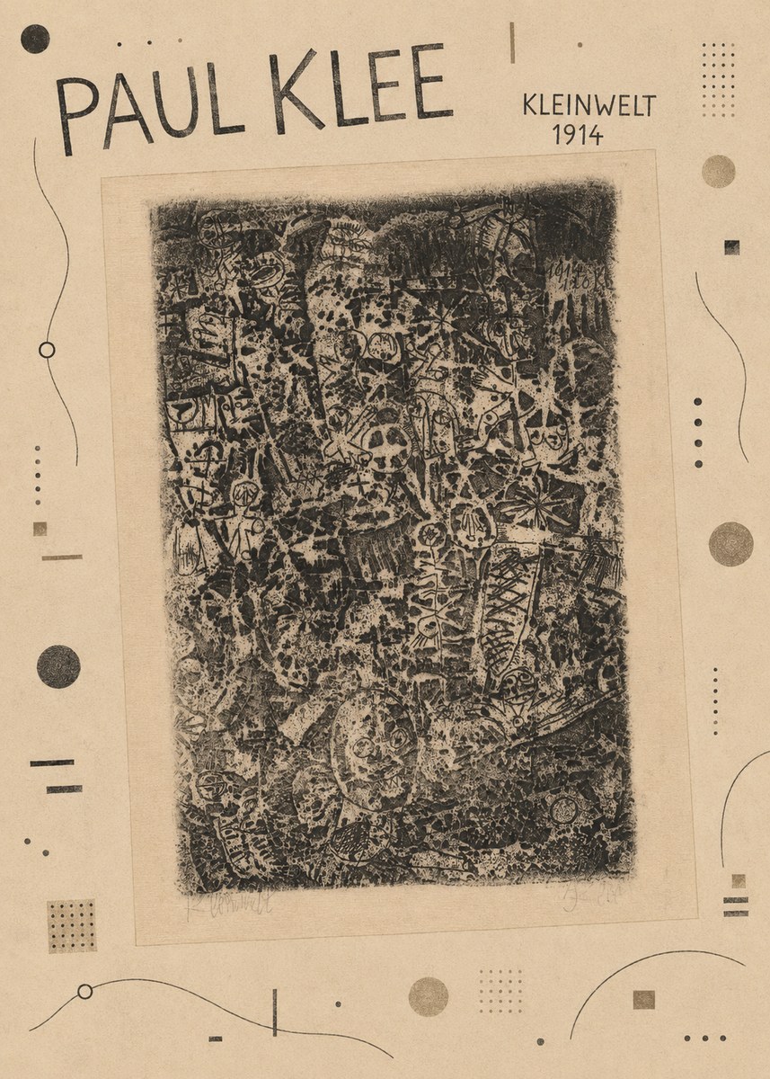 Paul Klee Kleinwelt No2 - Juliste