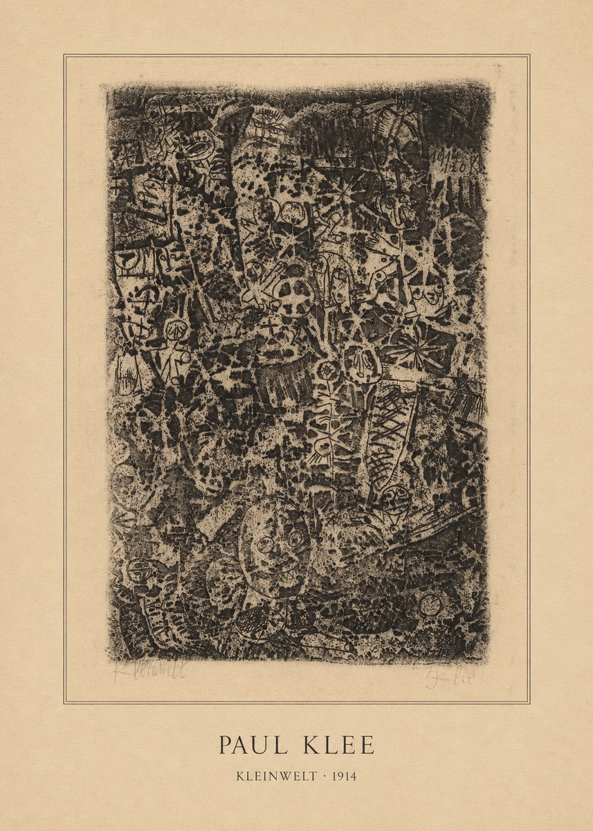 Paul Klee Kleinwelt No4 - Juliste