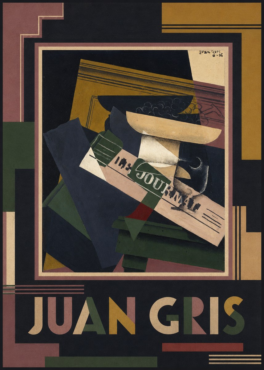 Juan Gris Journal No1 - Juliste