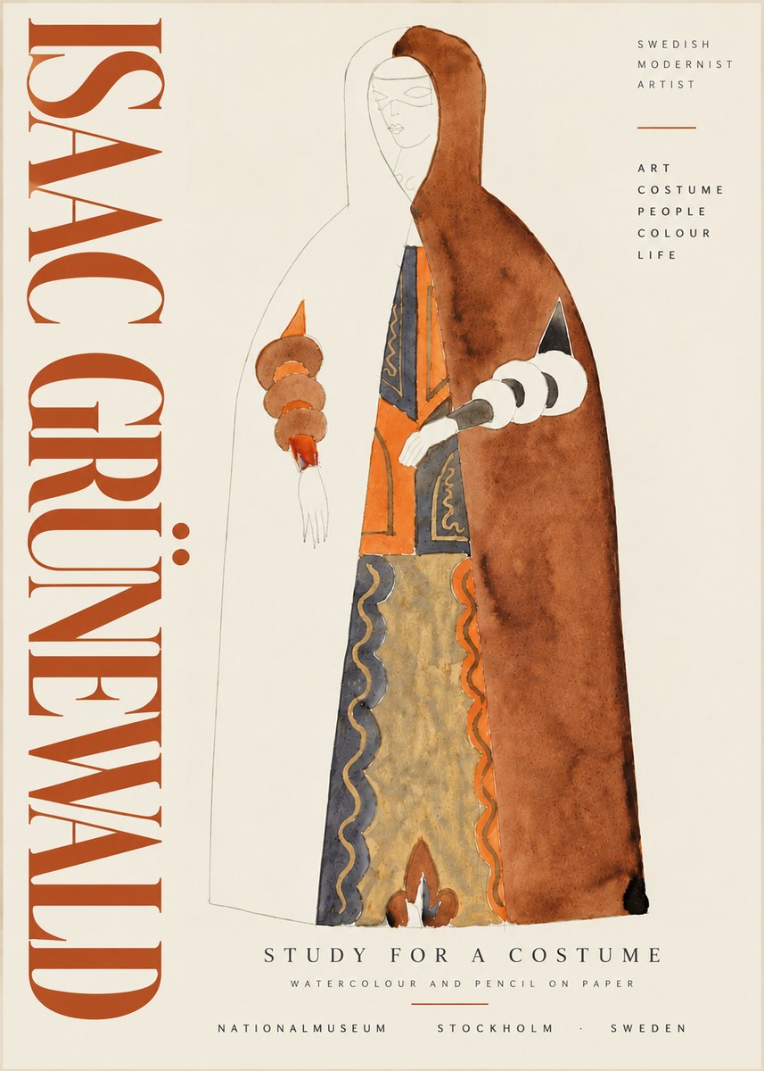 Isaac Grünewald Study for a Costume I No6 - Juliste