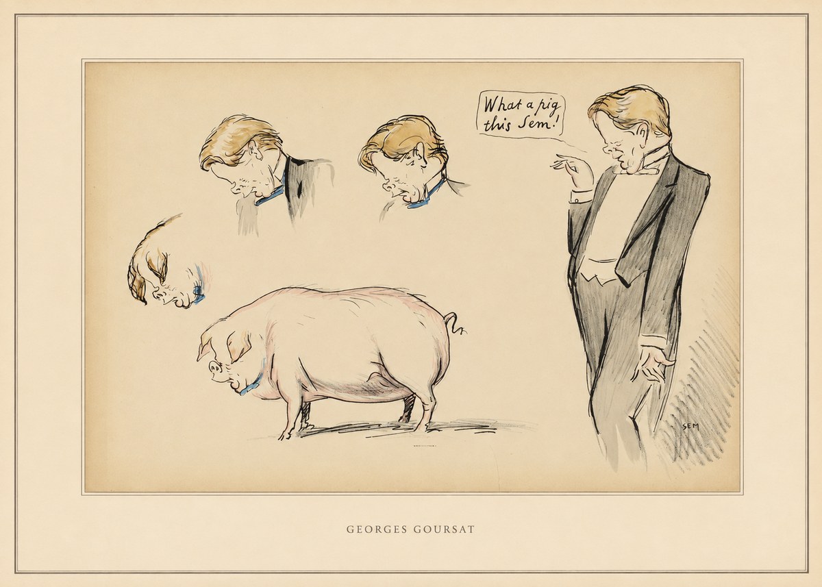 Georges Goursat Georges Goursat I No4 - Juliste