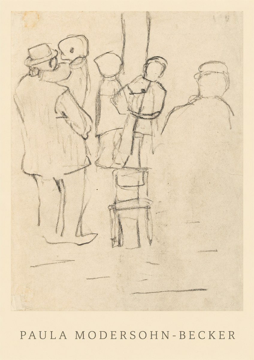 Paula Modersohn-Becker Studies of Figures No1 - Juliste
