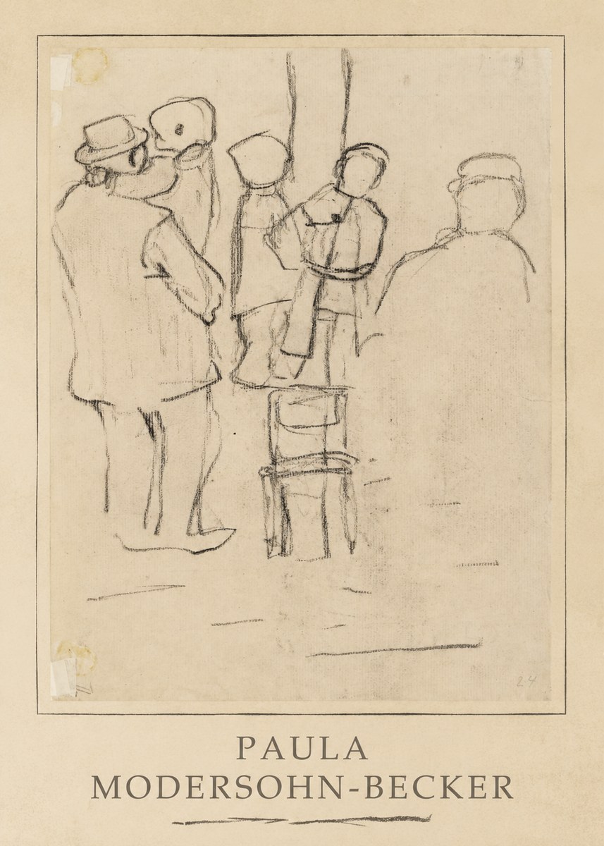 Paula Modersohn-Becker Studies of Figures No3 - Juliste