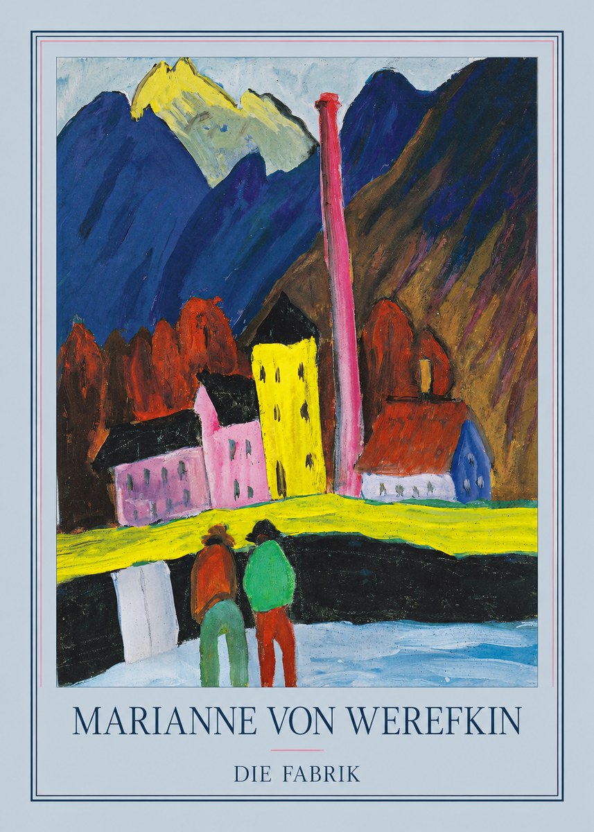 Marianne von Werefkin Die Fabrik No3 - Juliste