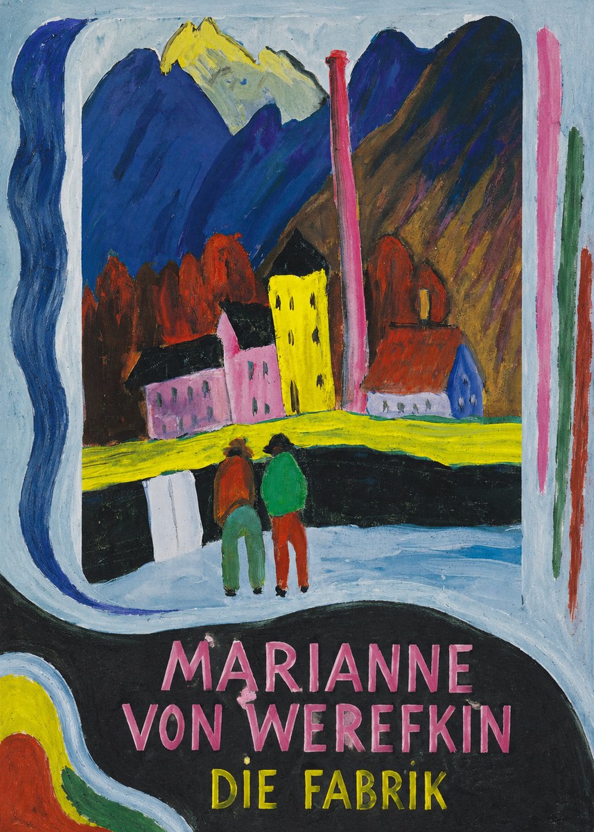 Marianne von Werefkin Die Fabrik No5 - Juliste