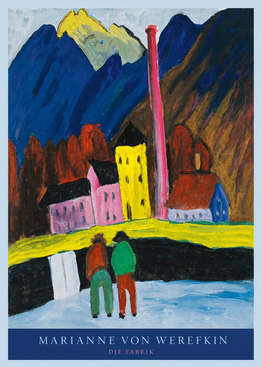 Marianne von Werefkin Die Fabrik No6 - Juliste
