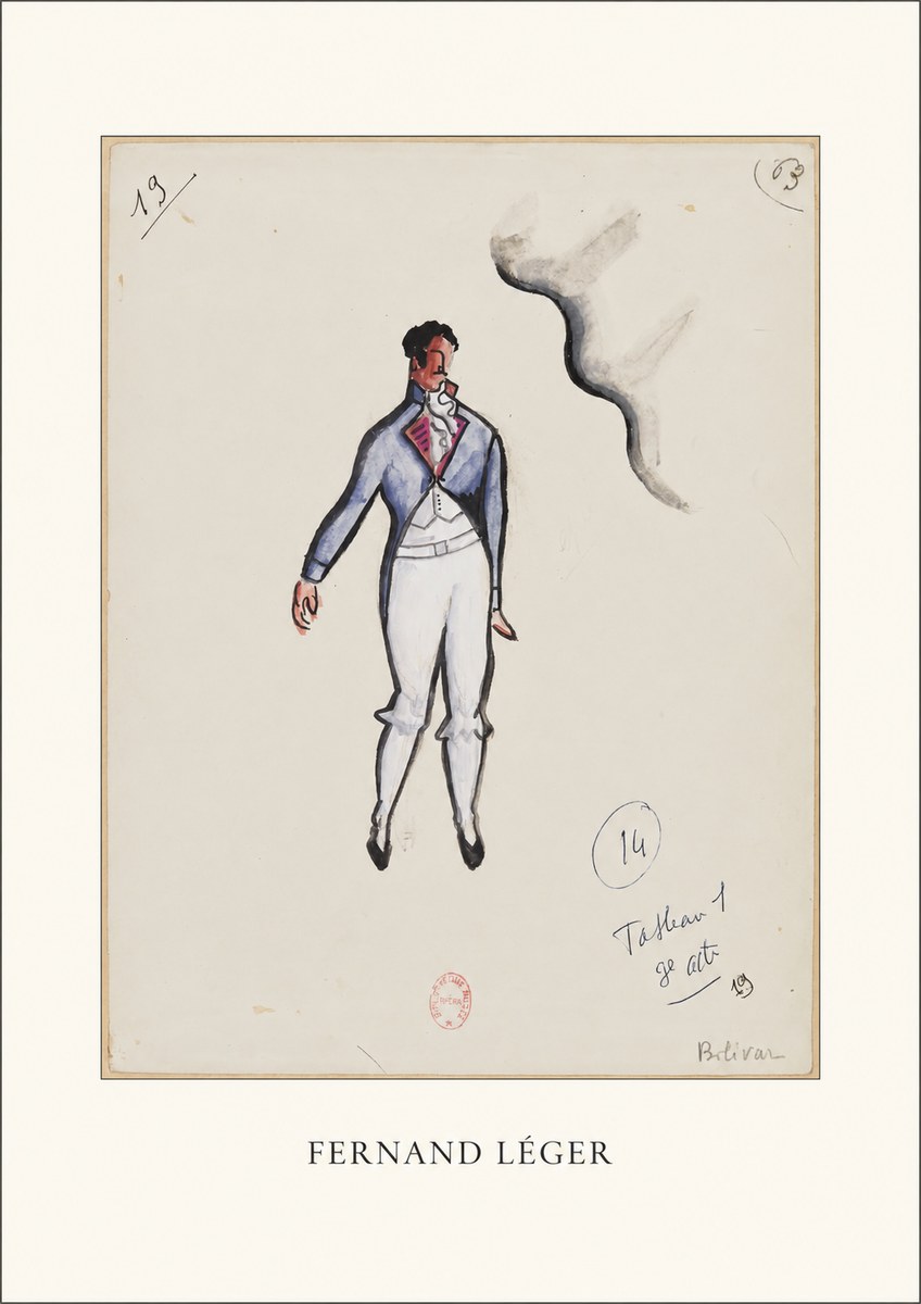 Fernand Léger Bolivar. Tableau 1 3E Acte No4 - Juliste