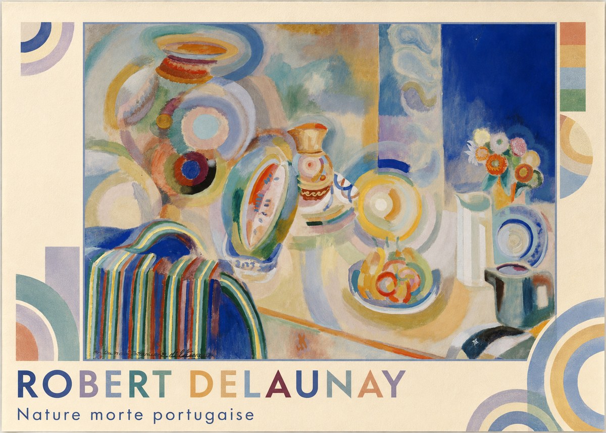 Robert Delaunay Nature Morte Portugaise No1 - Juliste
