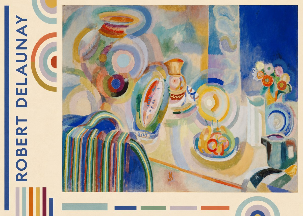 Robert Delaunay Nature Morte Portugaise No2 - Juliste