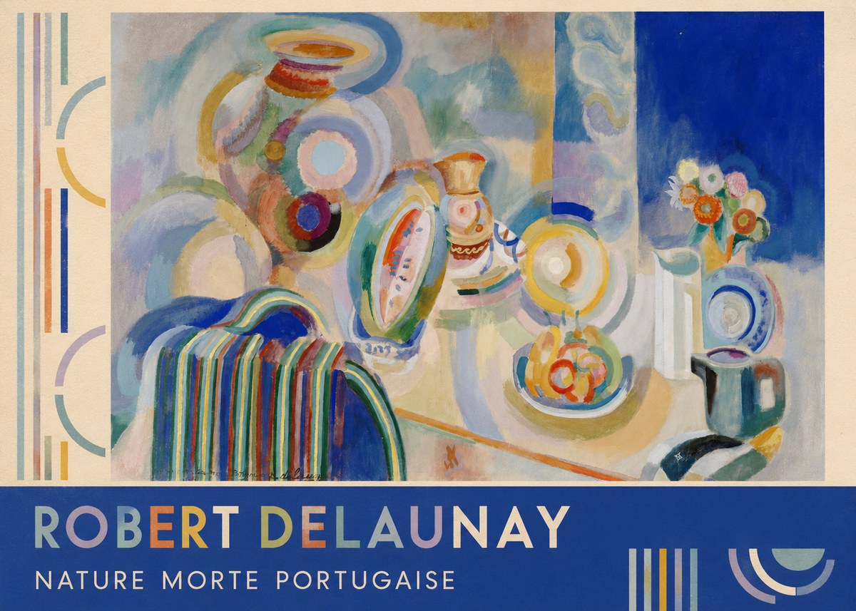 Robert Delaunay Nature Morte Portugaise No3 - Juliste