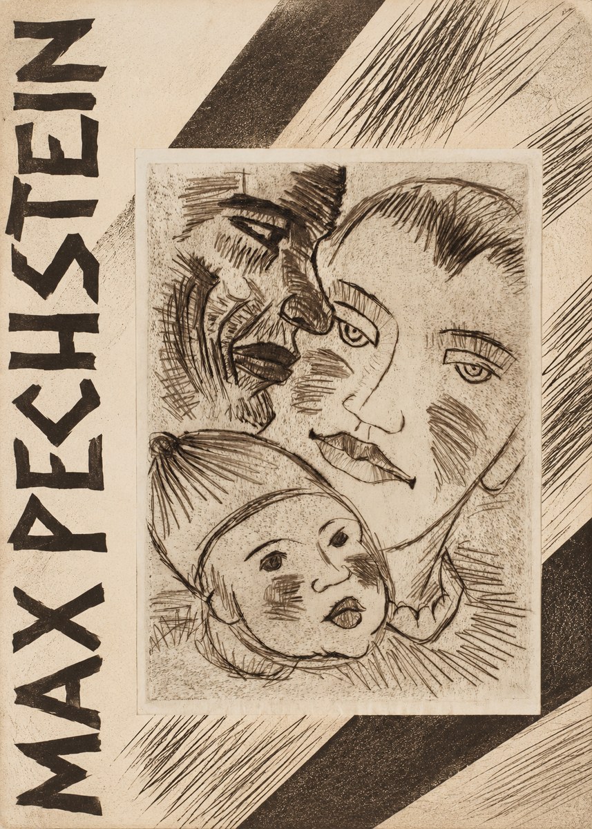 Max Pechstein Fischerfamilie No4 - Juliste