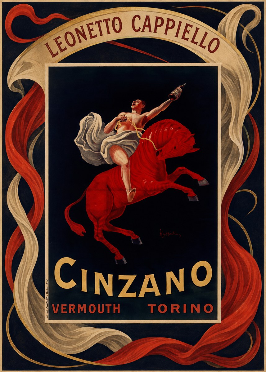Leonetto Cappiello Cinzano Vermouth No3 - Juliste