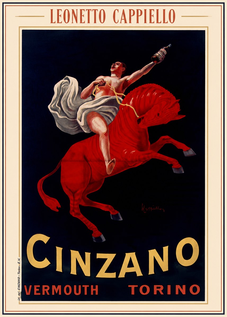 Leonetto Cappiello Cinzano Vermouth No4 - Juliste