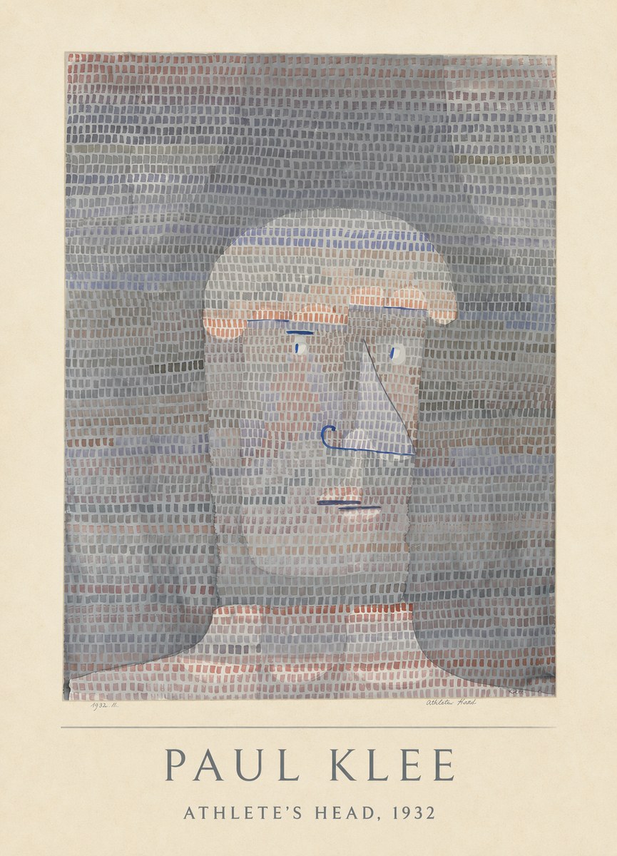 Paul Klee Athlete's Head No3 - Juliste