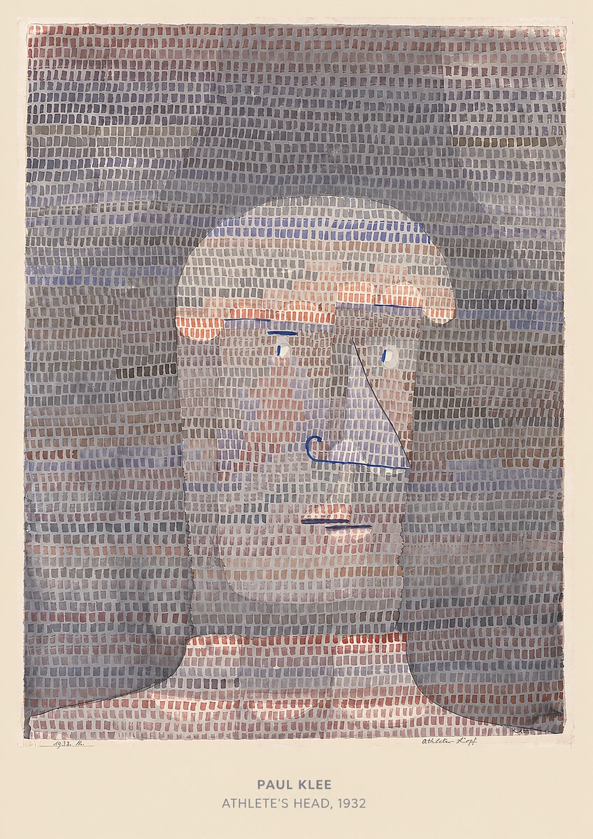 Paul Klee Athlete's Head No4 - Juliste