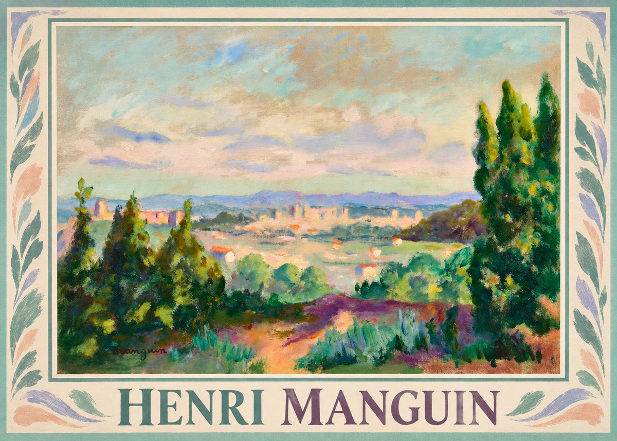 Henri Manguin Mediterranean City View No1 - Juliste
