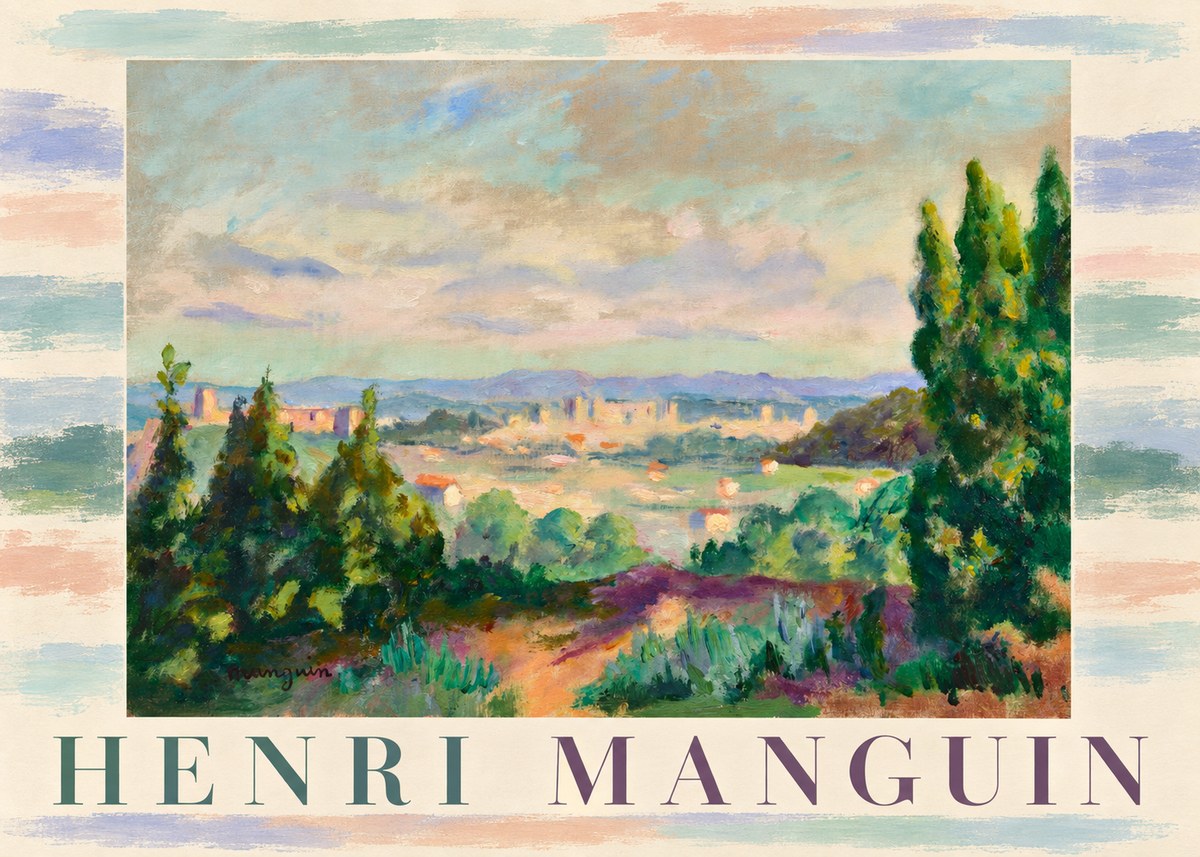 Henri Manguin Mediterranean City View No3 - Juliste