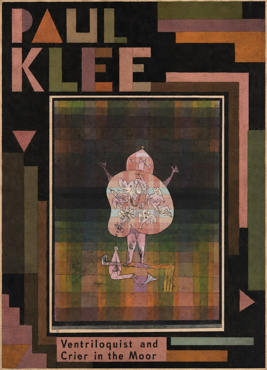 Paul Klee Ventriloquist and Crier in the Moor No5 - Juliste