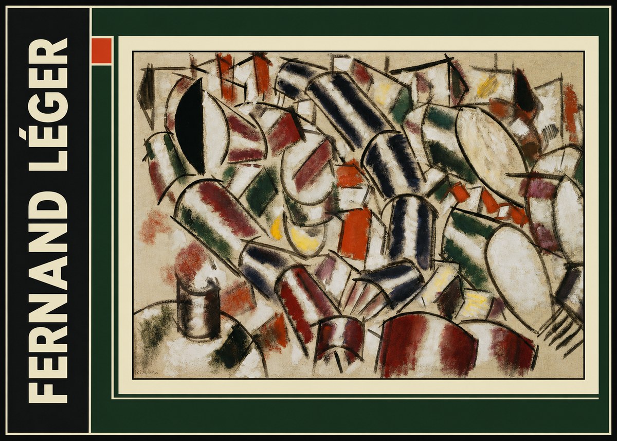Fernand Léger Contraste De Formes No4 - Juliste