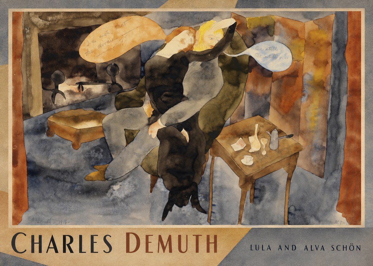 Charles Demuth Lula and Alva Schön No1 - Juliste