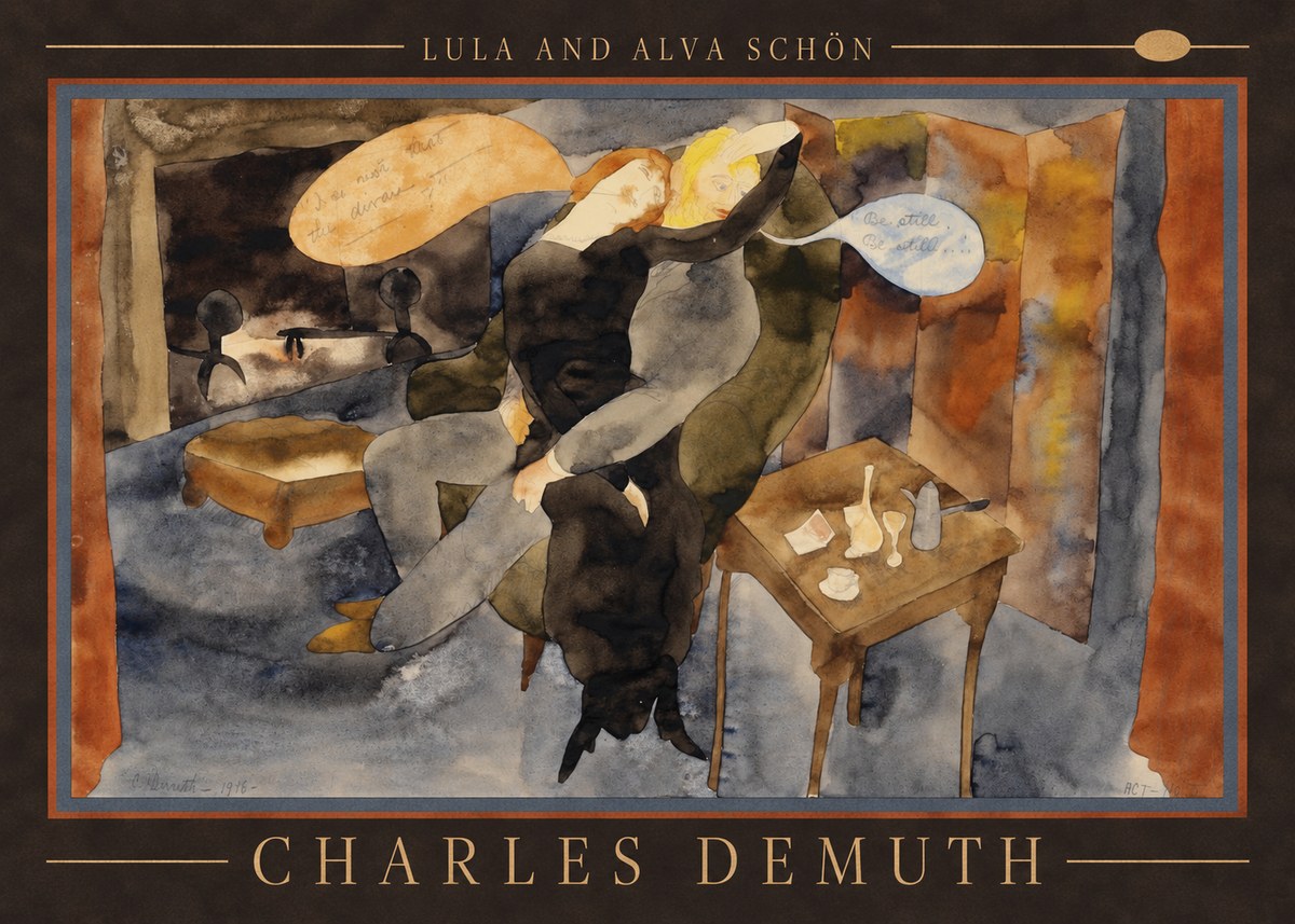 Charles Demuth Lula and Alva Schön No6 - Juliste
